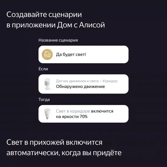 Датчик движения и освещения, Яндекс, Zigbee