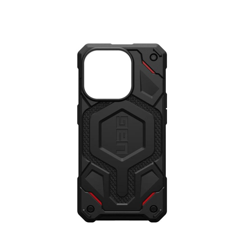 Защитный чехол MagSafe UAG Monarch Pro Kevlar для iPhone 15 Pro Композитный гибридный чехол с очень высоким уровнем защиты при падении