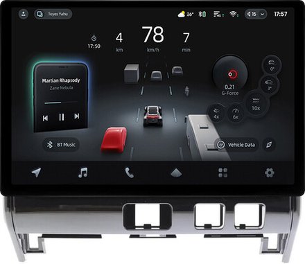 Магнитола для Nissan Serena C27 2016-2019 (рамка глянцевая) - Teyes CC4-PRO монитор 13" 2K QLED на Android 13, Snapdragon 778G, 8+128, AI, CarPlay, DSP, 4G SIM-слот