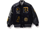 A Bathing Ape Bathing Ape Panelled Varsity Куртка