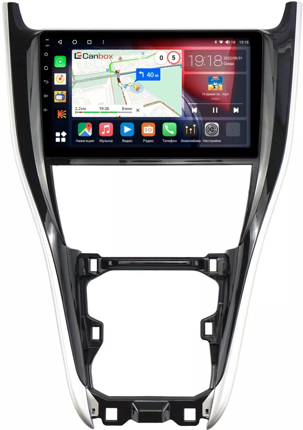 Магнитола для Toyota Harrier XU60 2017-2020 - Canbox 1227 Qled, Android 10, ТОП процессор, SIM-слот