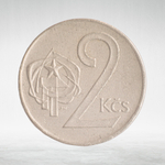 Czechoslovakia, 2 Koruny, 1975, VF