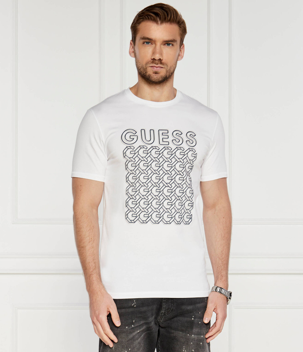 Футболка G CHAIN GUESS - белый(M4YI29 J1314)