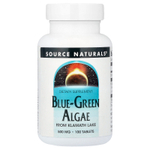 Source Naturals, сине-зеленые водоросли, 500 мг, 100 таблеток