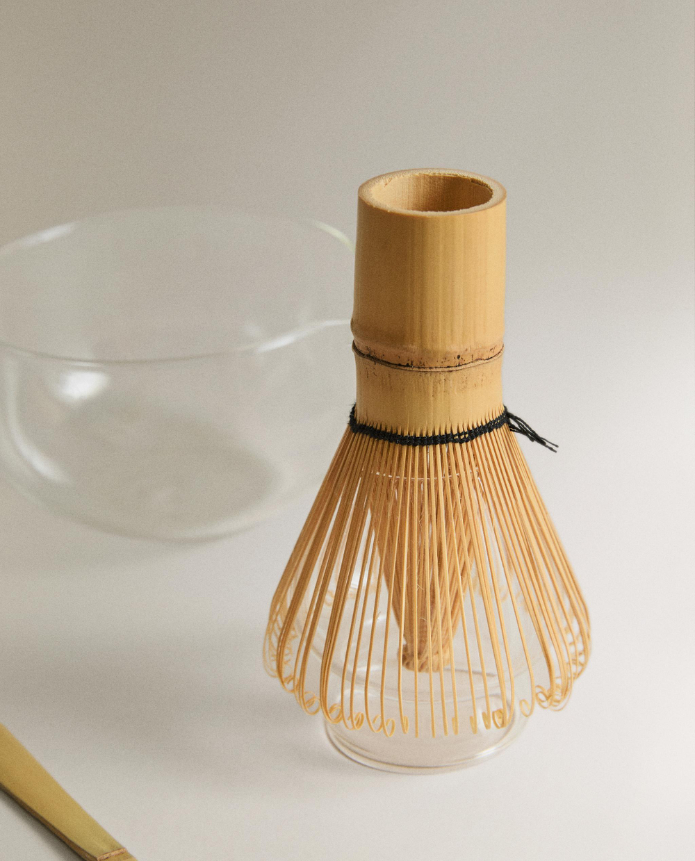 Zara Home набор для приготовления матчи из боросиликатного стекла, цвет прозрачный, 23.5 см