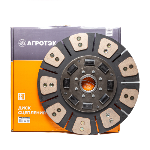 Диск сцепления ведомый, МТЗ, с металлокерамической накладкой, d=420мм