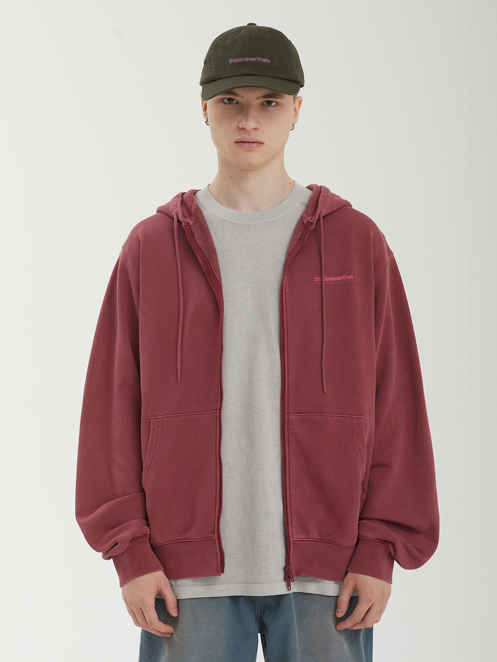 Мужская Толстовка Intl. Logo Zip Up