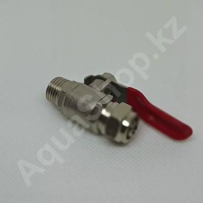 Вентиль шаровый BV-02, BV-3BC 3/8"(f) x 1/4"(НР) мет.