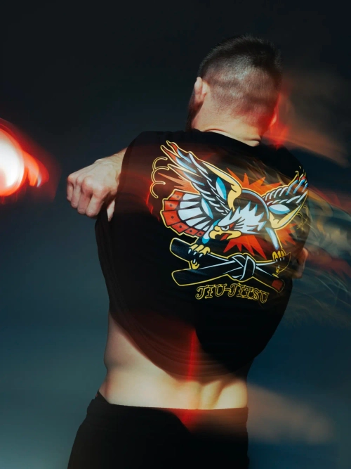 Футболка MANTO x Panku EAGLE чёрная