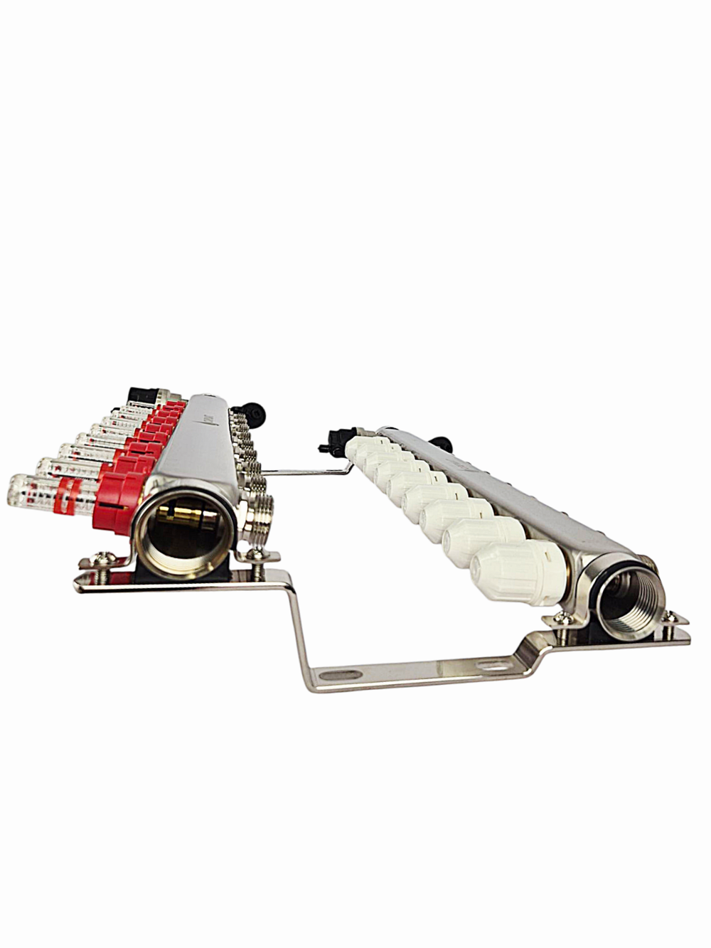 Коллекторная группа с расходомерами САРМАТ 1"x3/4" 9 вых. нерж с в /о SS2200 (CN)