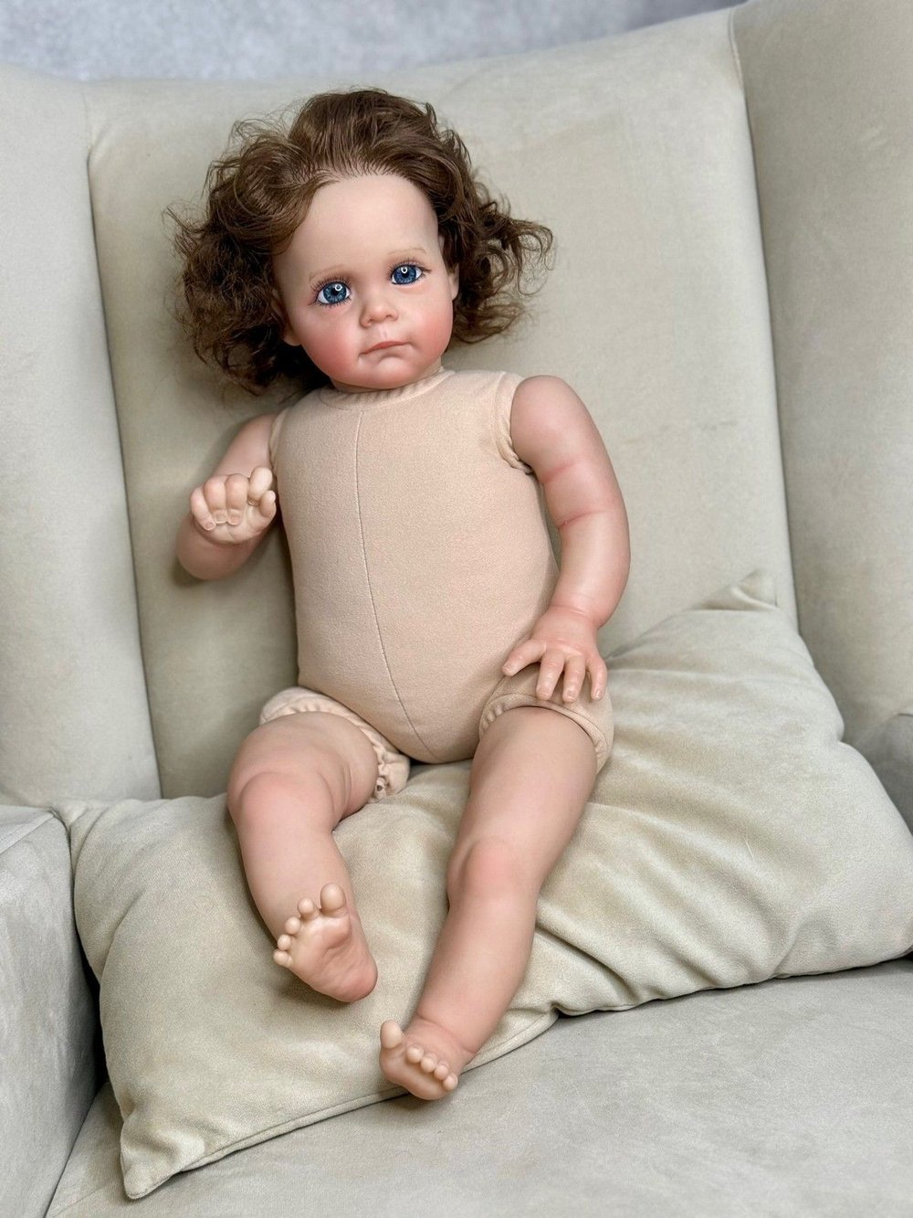Кукла Реборн мягконабивная 60см (FA-596A1)