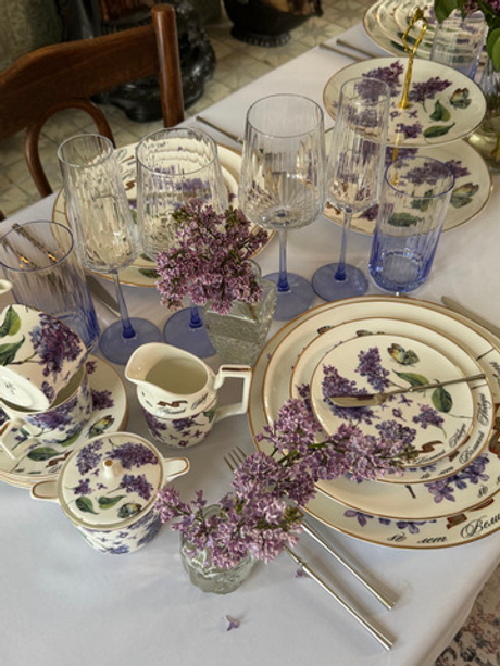 Подстановочная тарелка 30см First Lady Сирень Победы