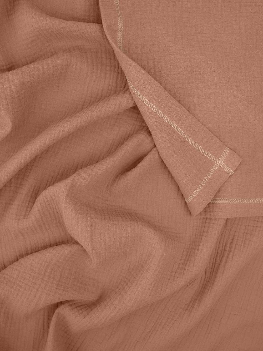 Плед-пелёнка Mjölk Toffee из муслинового хлопка