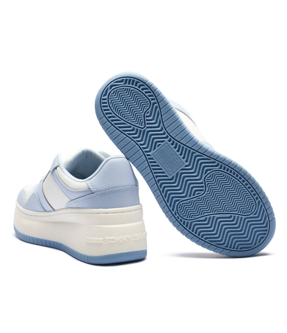 Кожаные кроссовки tjw retro basket flatform ess Tommy Jeans - белый(EN0EN02506)