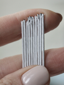 Проволока флористическая японская Белая для цветов №22 (белая оплетка, 100 шт.)