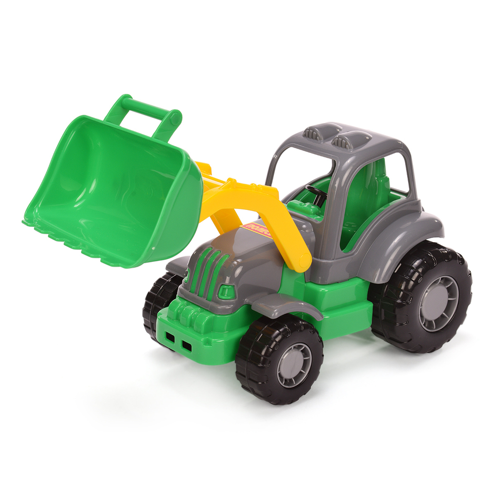 Трактор "Крепыш" с прицепом №2 и ковшом (Полесье)