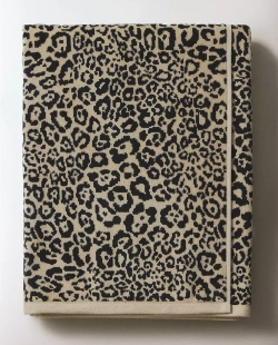 ZARA HOME ПЛЯЖНОЕ ПОЛОТЕНЦЕ ИЗ ВЕЛЮРА С АНИМАЛИСТИЧЕСКИМ ПРИНТОМ, ПЕСОЧНЫЙ/ЧЕРНЫЙ