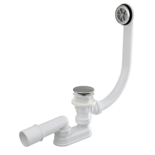 Обвязка для ванны 57 см click/clack хромирован.пластик A505CRM/AG210132160 Alcadrain