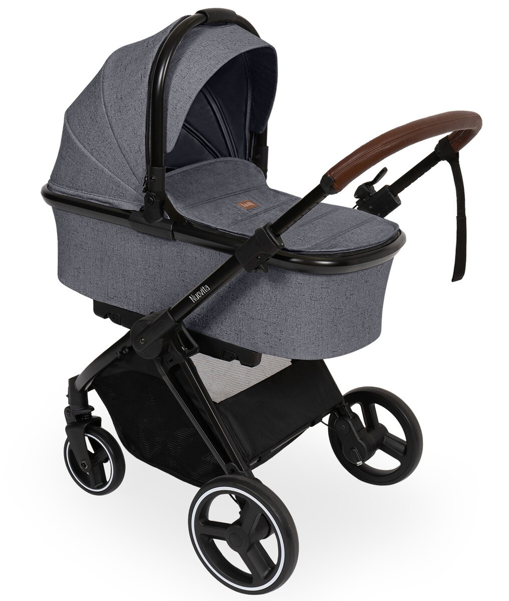 Детская коляска Nuovita Edel 2 в 1 Графитовый