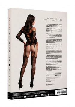 Кетсьюит Criss Cross Neck Bodystocking