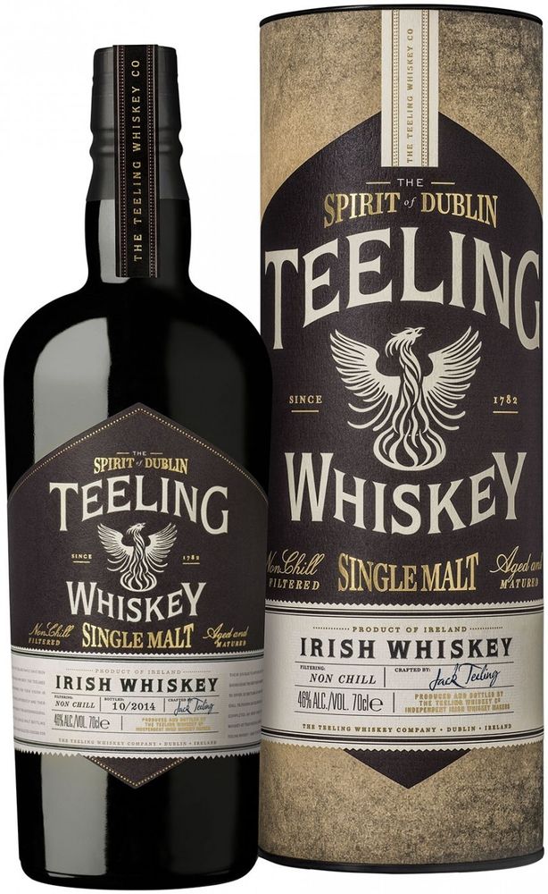 Виски Teeling Single Malt Irish Whiskey In Tube, 0.7 л