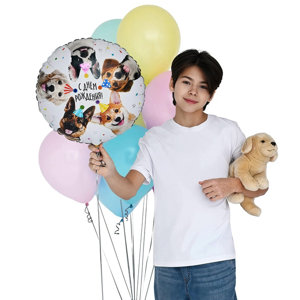 К 18" РУС ДР Собачки фотографичные