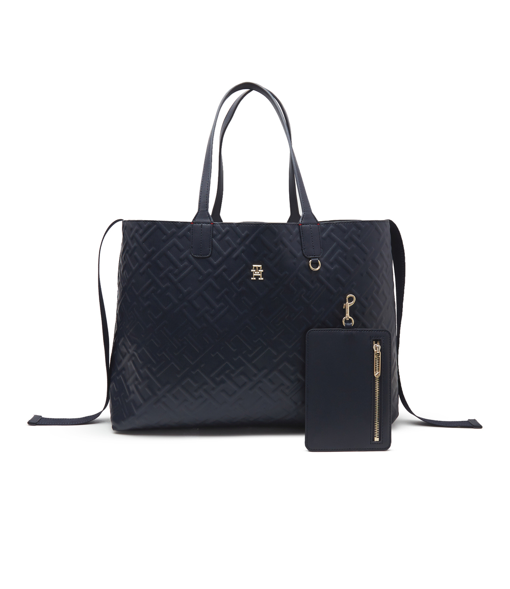 Шопер двухсторонний + поясная сумка TOMMY MONO Tommy Hilfiger - темно-синий(AW0AW15572)