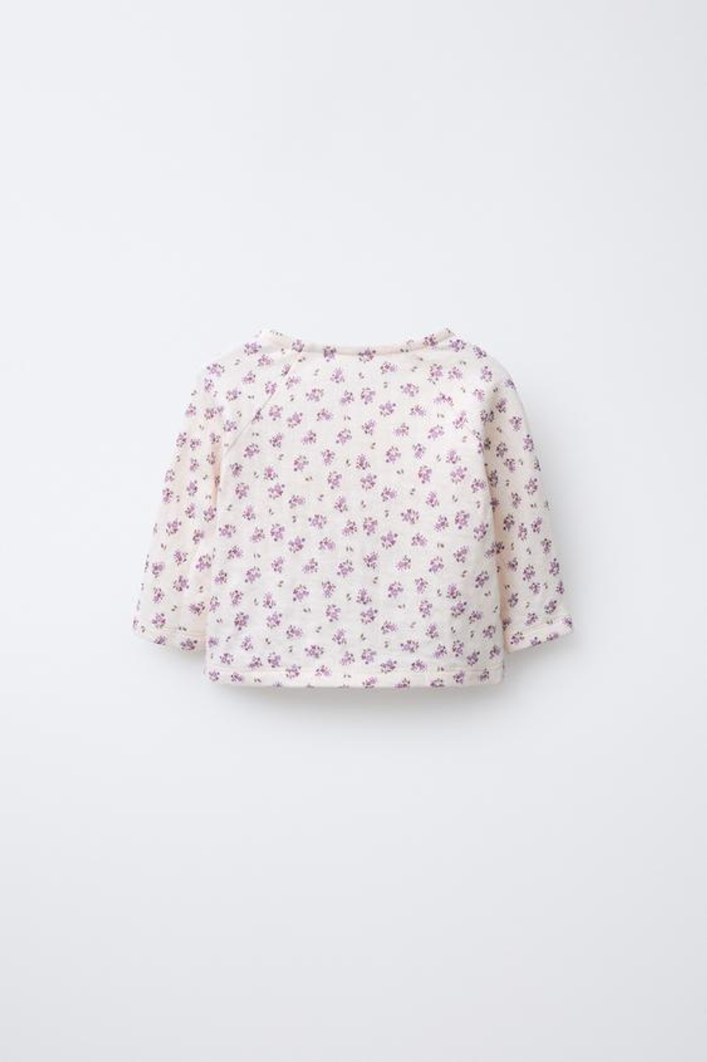 ZARA ФУТБОЛКА КИМОНО С ЦВЕТОЧНЫМ ПРИНТОМ, ЦВЕТ РОЗОВОГО ДЕРЕВА