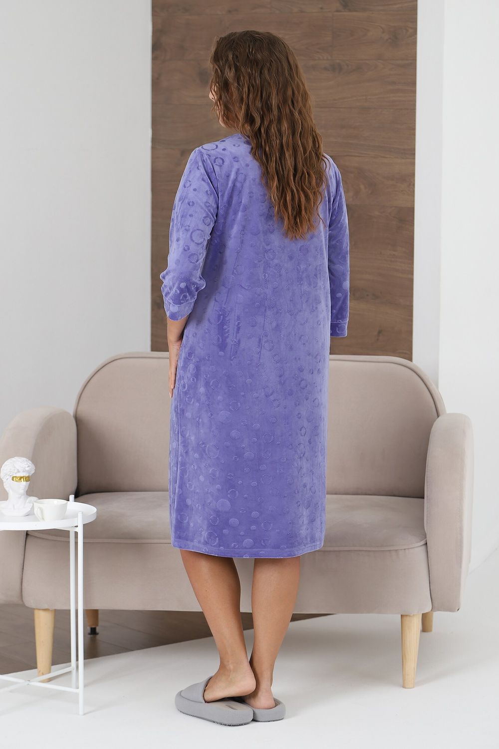 Халат Аура Виотекс ГОЛУБОЙ