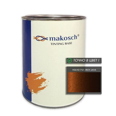 Автоэмаль makosch/VOLVO 712, Базовая эмаль, коричневый, перламутр, 800мл.