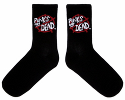 Носки Punks Not Dead черные (234)