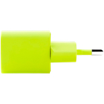 ttec SmartCharger GAN 20W PD Travel Fast Charger + USB-C - Lightning Cable 120cm, Neon Yellow