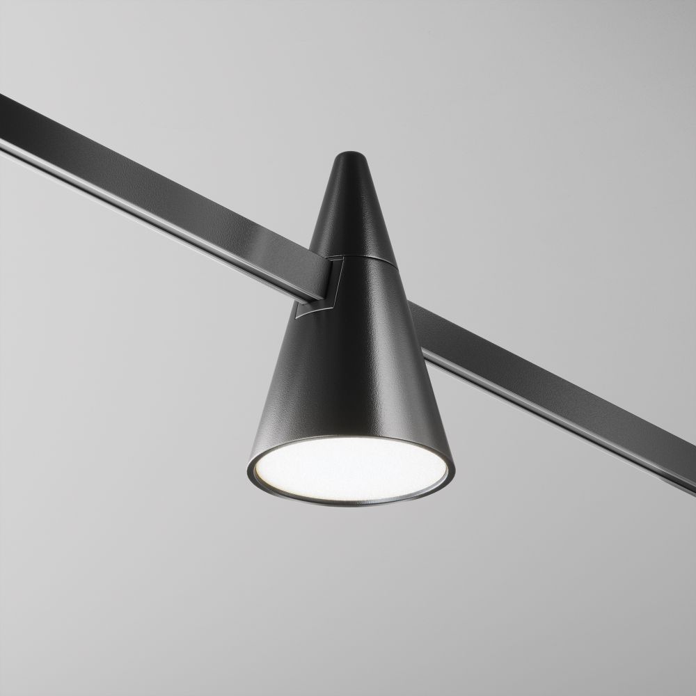 Трековый однофазный светодиодный светильник Maytoni Flarity Keila TR146-1-5W4K-B