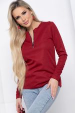 Джемпер "Чувство комфорта" (бордо) Б8676 LT Collection