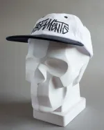 Кепка Postaments Flat белый/черный