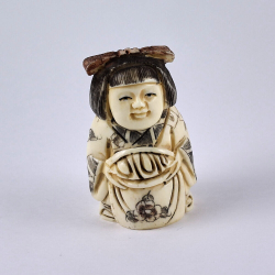 Статуэтка нэцкэ Бог Бисямонтэн (Тамонтэн)