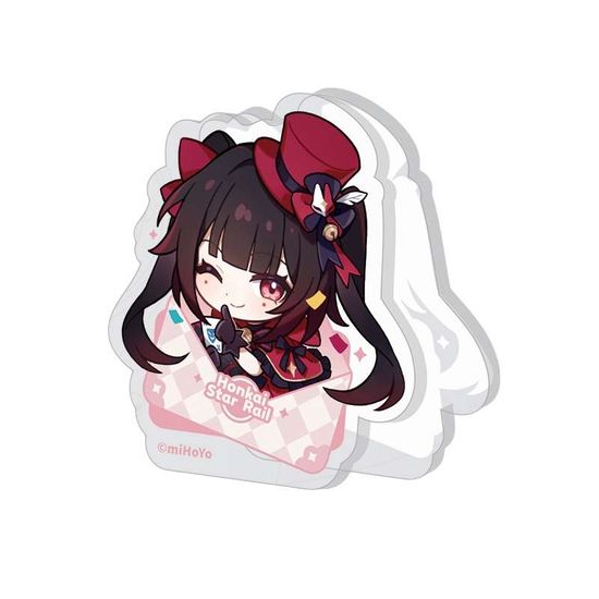 Зажим акриловый Honkai Искорка Sparkle Nameless Guest's medal series 45653 (10013160/080525/5198437/1, Китай)