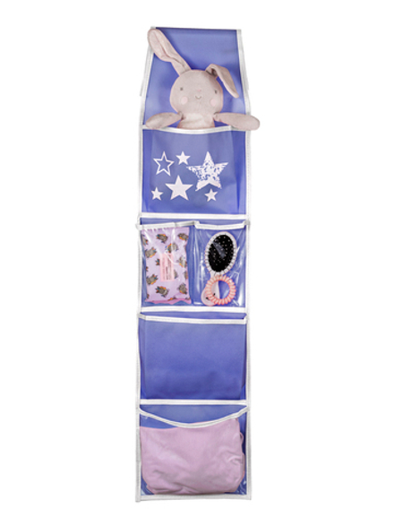 Кармашки в садик 85х20 Звезды (сиреневый)