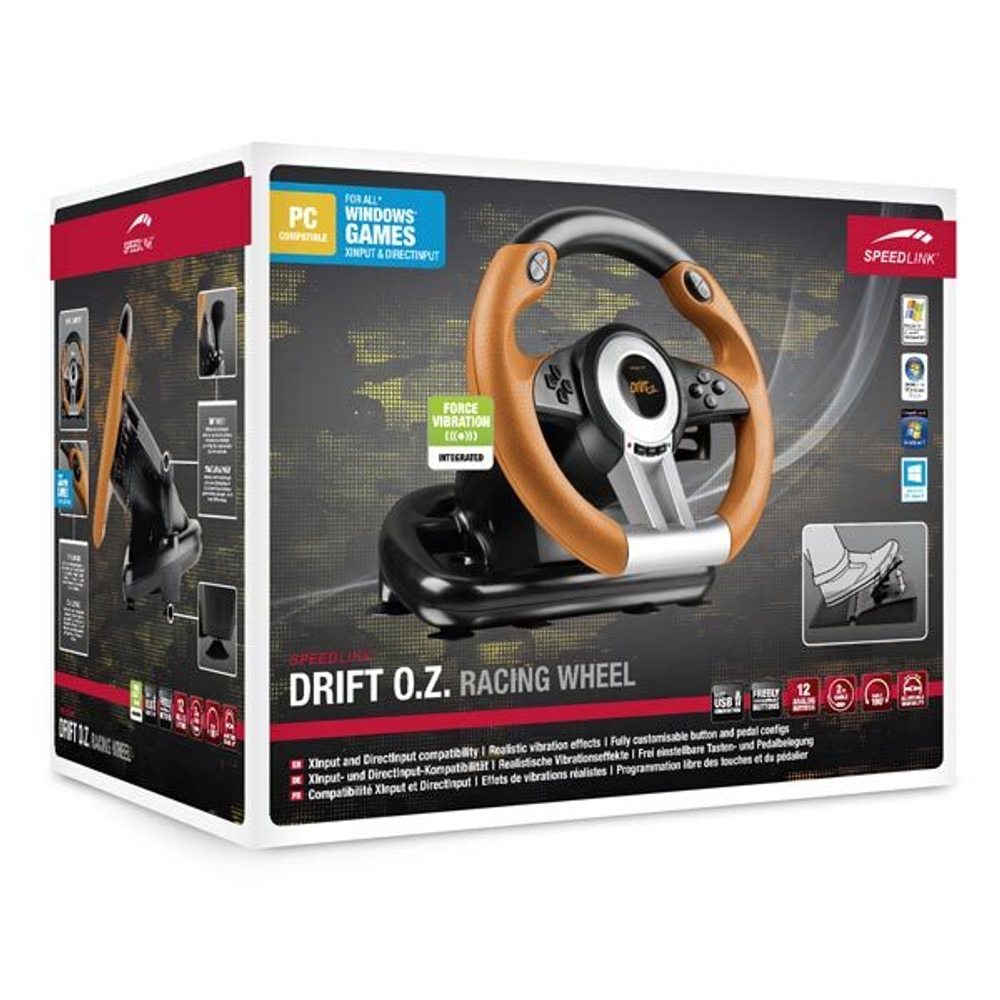 Руль SpeedLink DRIFT O.Z. Racing Wheel оранжевый