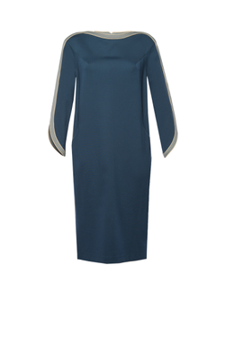 Платье свободного кроя с карманами 07-18FW