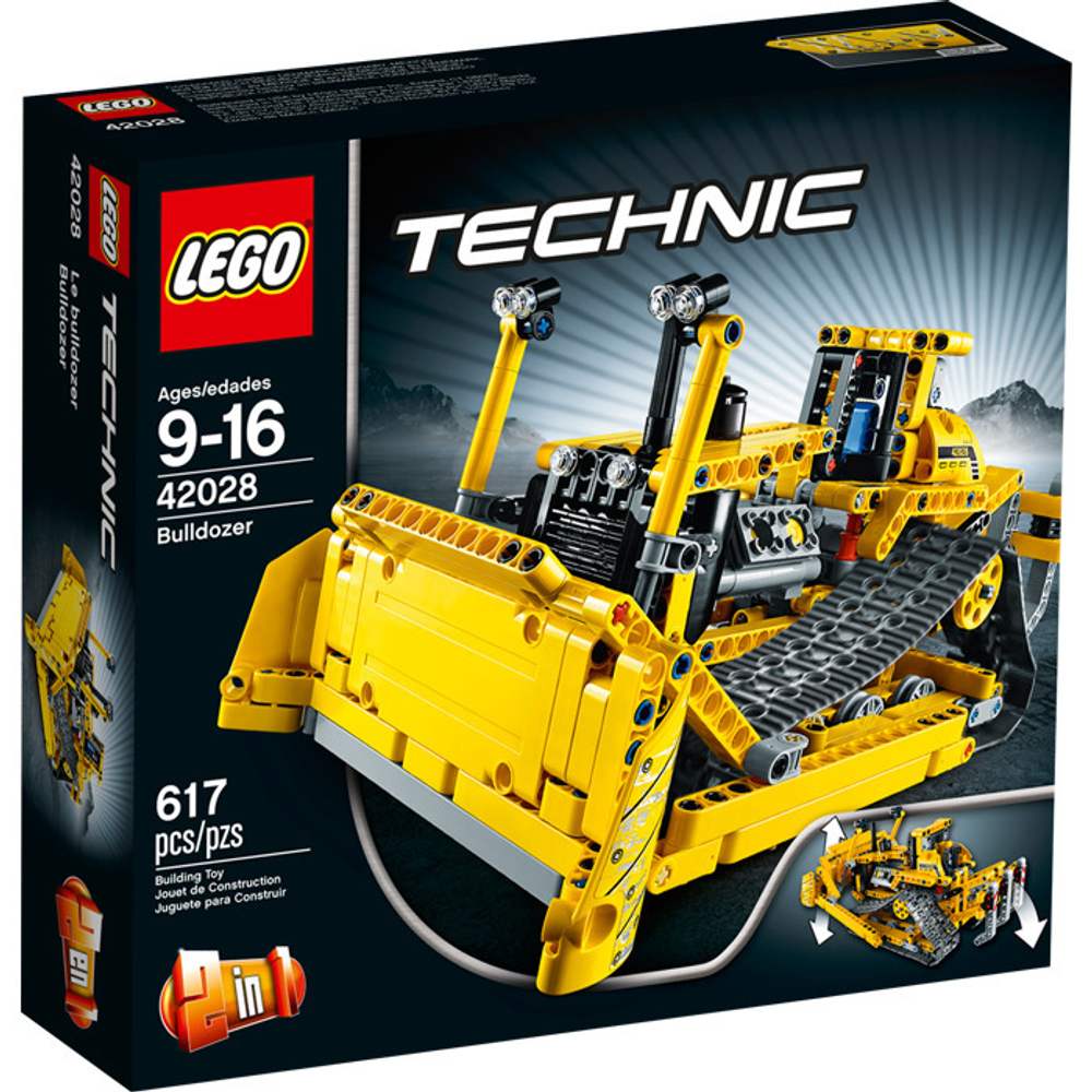 LEGO Technic: Бульдозер 42028 — Bulldozer — Лего Техник