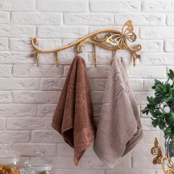 Вешалка настенная Бабочка Эир с 6-ю крючками Амбер