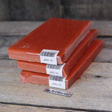 Смальта оранжевого цвета, 800 гр, в кирпичиках V1-1507