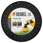 Леска для триммера двухкомпонентная витой квадрат, 3,0мм х 163м, на DIN катушке EXTRA CORD Denzel