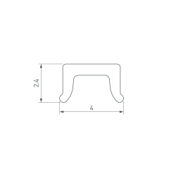 Экран ARH-MICRO-0510-2000 OPAL (Arlight, Пластик) 037600