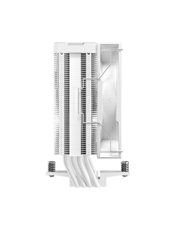 Кулер для процессора DEEPCOOL AG400 DIGITAL WH LGA1700/1200/115X/AM5/AM4 (9шт/кор, TDP 220W, PWM, Fan 120mm, 4 тепл. трубки, черный) RET
