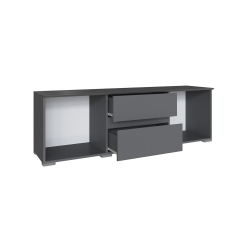Тумба под телевизор Плейона, Графит серый