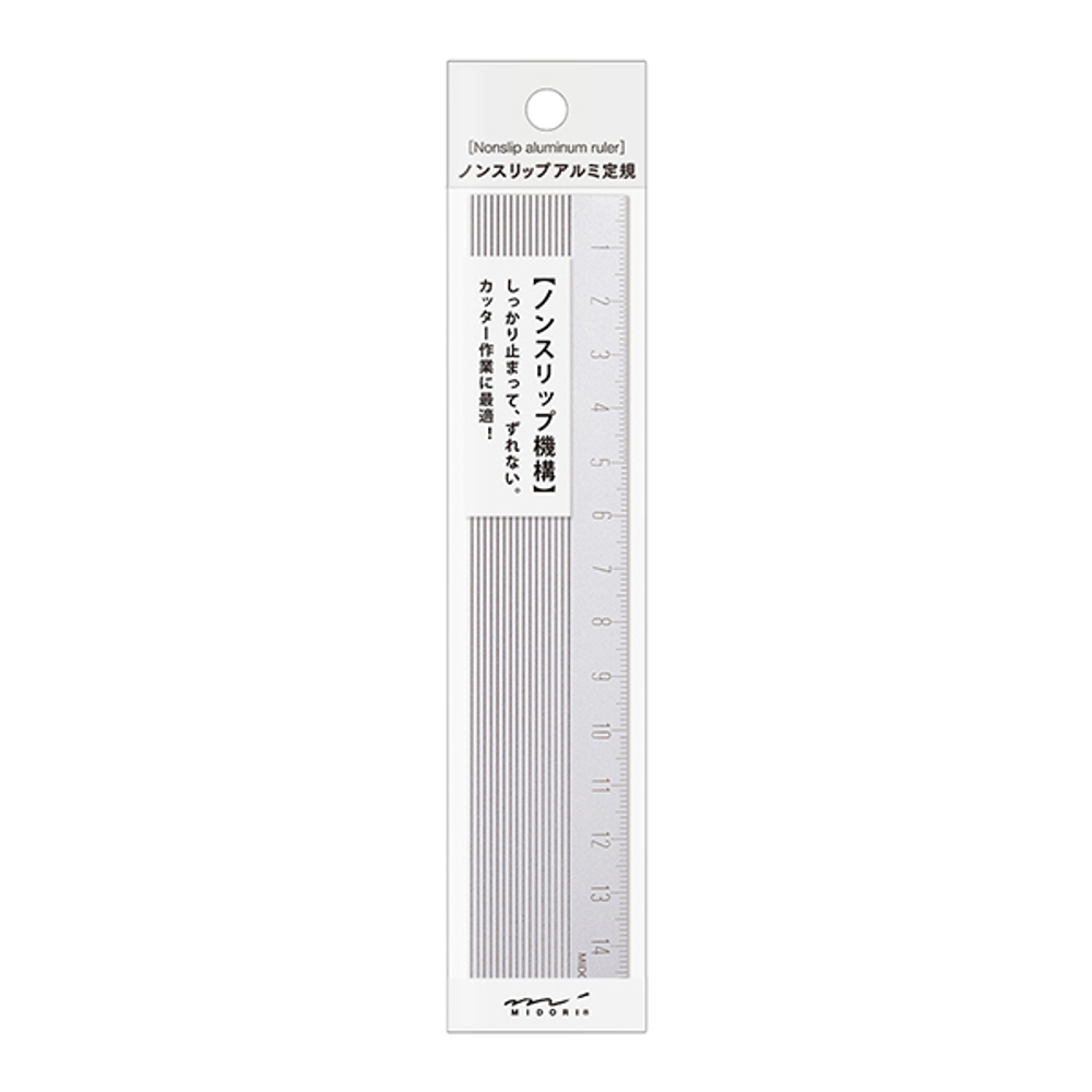 Линейка 15 см Midori Non-Slip Aluminium Ruler SV