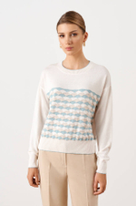 23041 Джемпер женский (молочный)