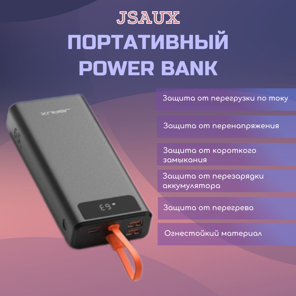 Чехол ModCase for Steam Deck JSAUX PC0104 (версия с Power Bank)